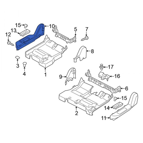 Seat Frame Trim Panel