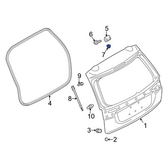 Mitsubishi OE - Liftgate Hinge Nut