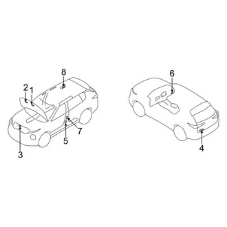 Mitsubishi OE - Information Labels - Labels (ES / Platinum Edition / SE / SEL / SEL Black Edition)