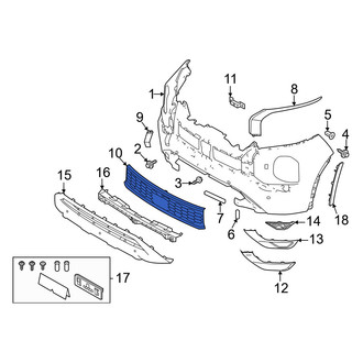 Mitsubishi OE - Front Center Grille