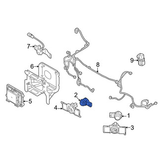 Mitsubishi OE - Rear Outer Parking Aid Sensor