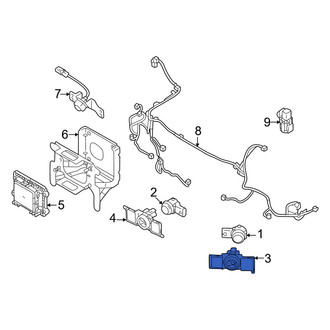 Mitsubishi OE - Front Outer Parking Aid Sensor Housing