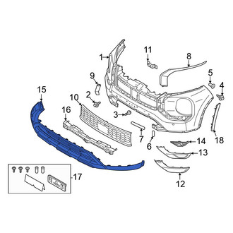 Mitsubishi OE - Front Lower Grille