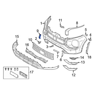 Mitsubishi OE - Front Tow Eye Cap