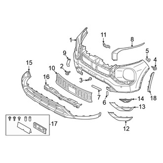 Mitsubishi OE - Front Bumper - Bumper & Components (Cover & Trim)