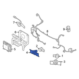 Mitsubishi OE - Front Left Inner Parking Aid Sensor Housing