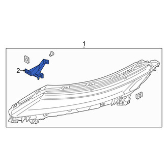 Mitsubishi OE - Left Daytime Running Light Bracket