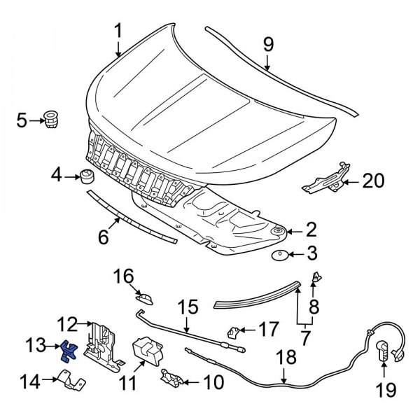 Hood Safety Catch