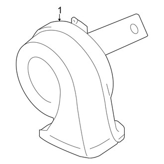 Mitsubishi OE - Electrical - Horn (ES / SE / SEL)
