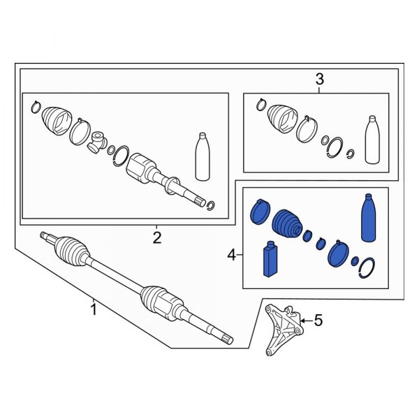 CV Joint Boot Kit