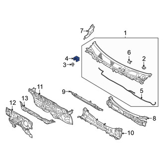 Mitsubishi OE - Cowl Cover Clip