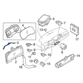 Mitsubishi OE - Instrument Cluster Bracket