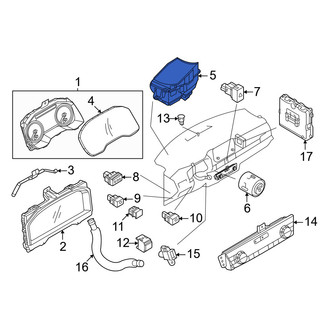 Mitsubishi OE - Heads Up Display Assembly