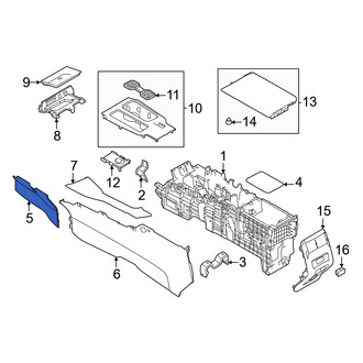 Mitsubishi OE - Right Lower Console Trim Panel