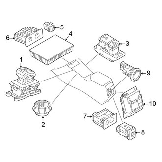 Mitsubishi OE - Console - Electrical Components (ES)