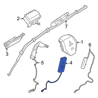 Mitsubishi OE - Front Left Seat Air Bag