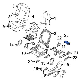 Mitsubishi OE - Front Left Power Seat Control Module