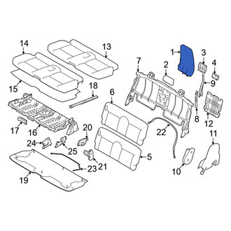 Mitsubishi OE - Rear Headrest