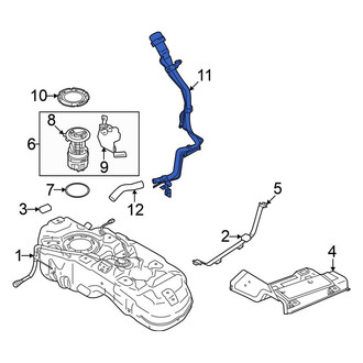 Mitsubishi OE - Fuel Tank Filler Neck