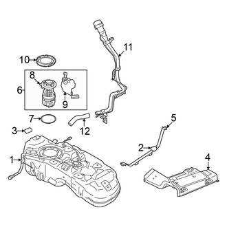 Mitsubishi OE - Fuel System Components (FWD)