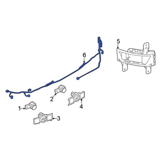 Mitsubishi OE - Rear Parking Aid System Wiring Harness