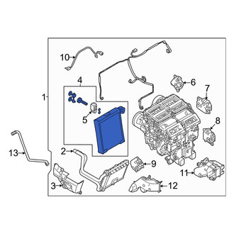 Mitsubishi OE - A/C Evaporator Core