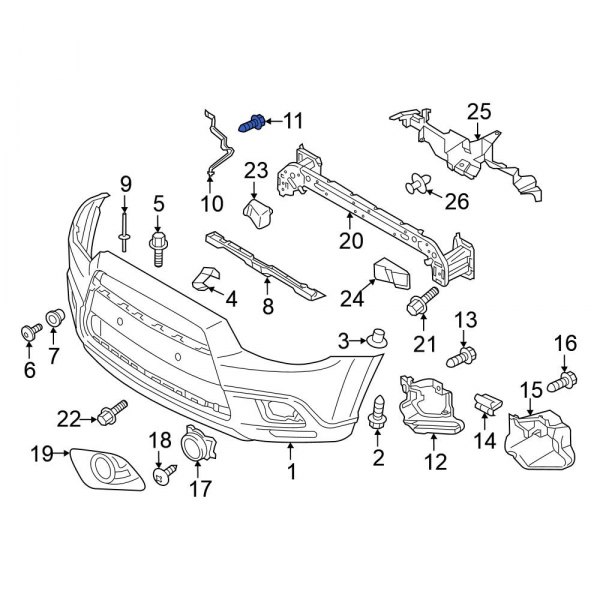 Bumper Cover Screw