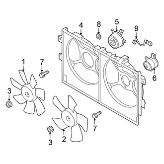 Mitsubishi OE - Cooling Fan