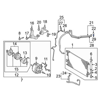 Mitsubishi OE - Lower A/C Refrigerant Line O-Ring