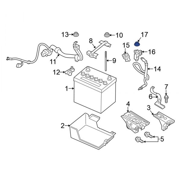 Battery Temperature Sensor Nut