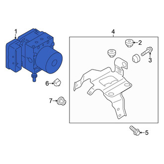 Mitsubishi OE - ABS Hydraulic Assembly