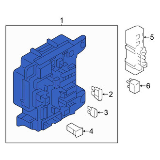 Mitsubishi OE - Inner Fuse and Relay Center