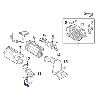 Mitsubishi OE - Engine Air Duct Clamp