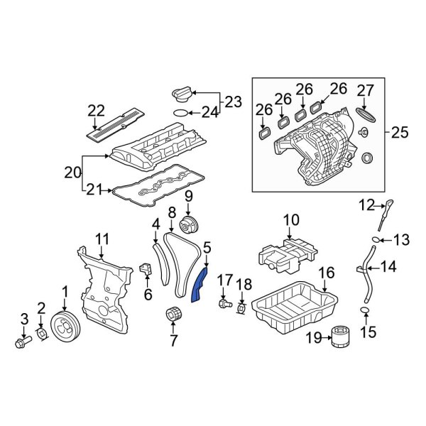 Engine Timing Chain Guide