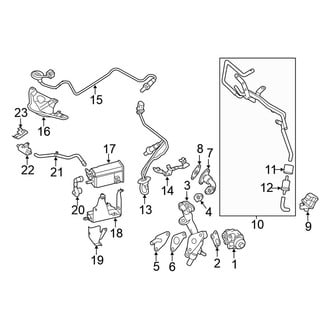 Mitsubishi OE - Emission System - Emission Components