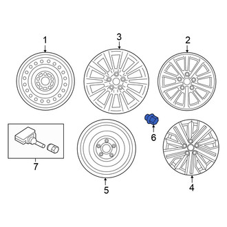 Mitsubishi OE - Wheel Lug Nut