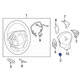 Mitsubishi OE - Steering Wheel Nut