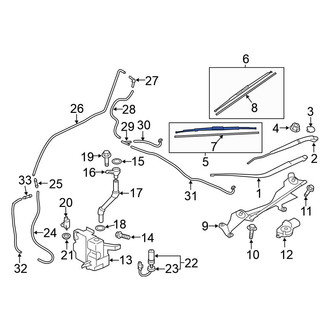 Mitsubishi OE - Front Right Wiper Blade