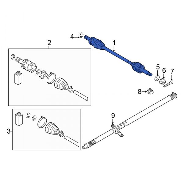 CV Axle Assembly