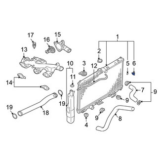 Mitsubishi OE - Radiator Drain Plug Gasket