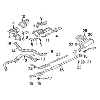 Mitsubishi OE - Exhaust Bolt Spring