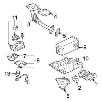 Mitsubishi OE - Emission System - Emission Components (LS / SE)