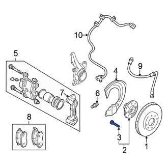 Mitsubishi OE - Front Wheel Lug Stud