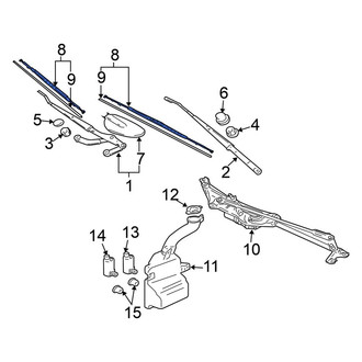 Mitsubishi OE - Left Wiper Blade
