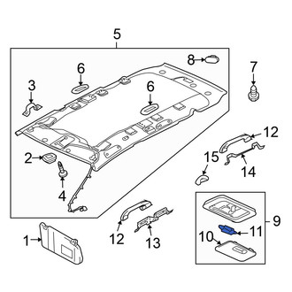Mitsubishi OE - Trunk Light Bulb