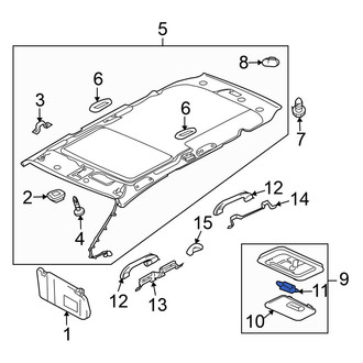 Mitsubishi OE - Trunk Light Bulb