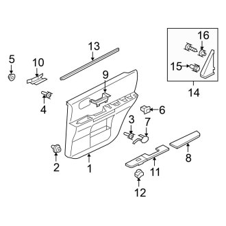 2007 Mitsubishi Endeavor Interior Door Panels & Armrests – Carid.com