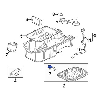 Mitsubishi OE - Engine Oil Drain Plug