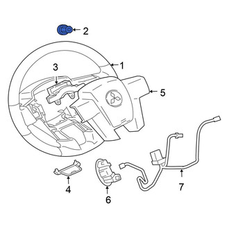 Mitsubishi OE - Steering Wheel Nut