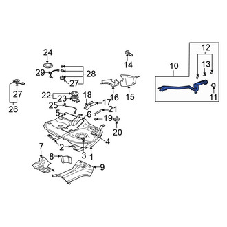Mitsubishi OE - Upper Fuel Tank Filler Neck